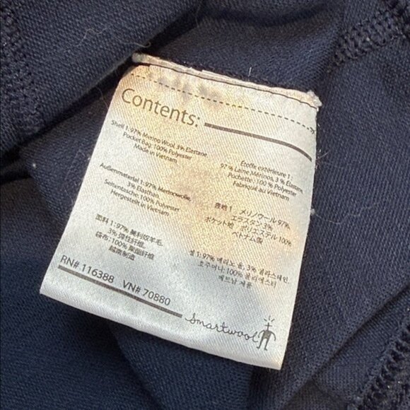 Smartwool Merino Wool Full Zip Sweater Jacket Mens Small - Picture 7 of 7